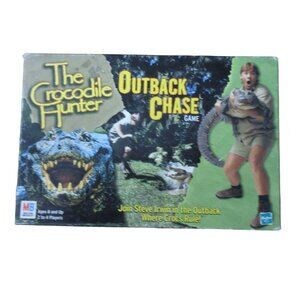 Milton Bradley Crocodile Hunter Outback Chase Game Steve Irwin